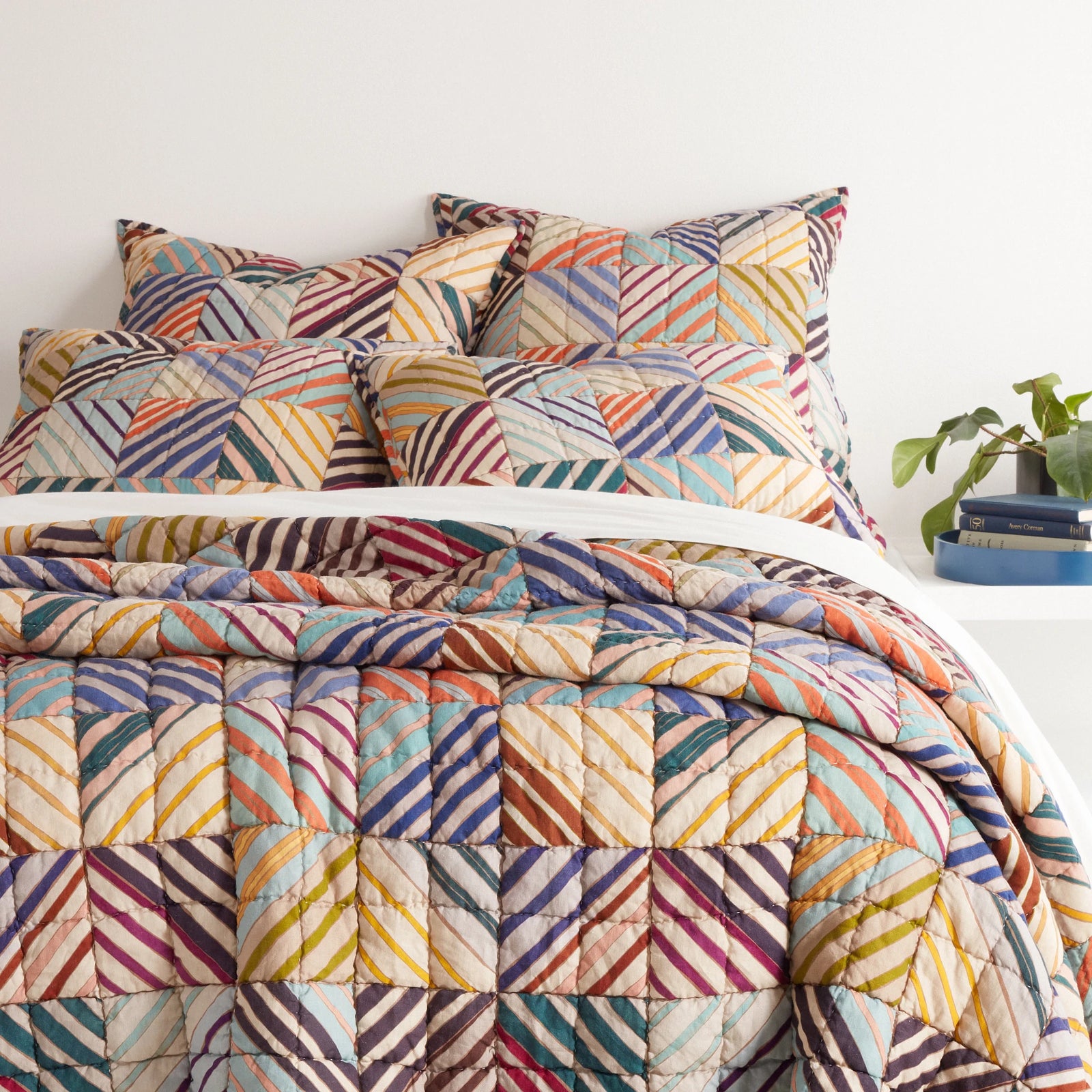 Pine Cone Hill Potter Linen Multi Quilt