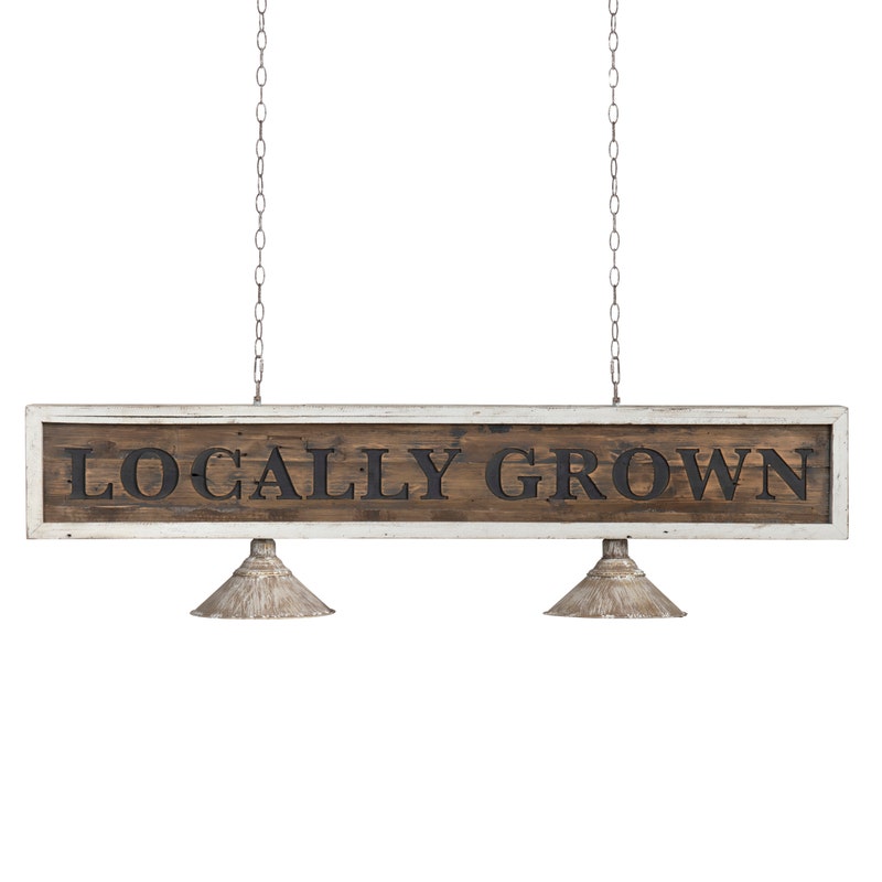 Locally Grown Light Fixture