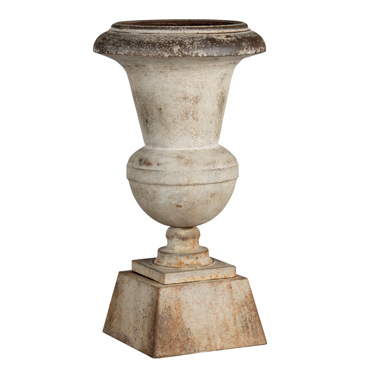 Champ de Foin Aged Metal Urn