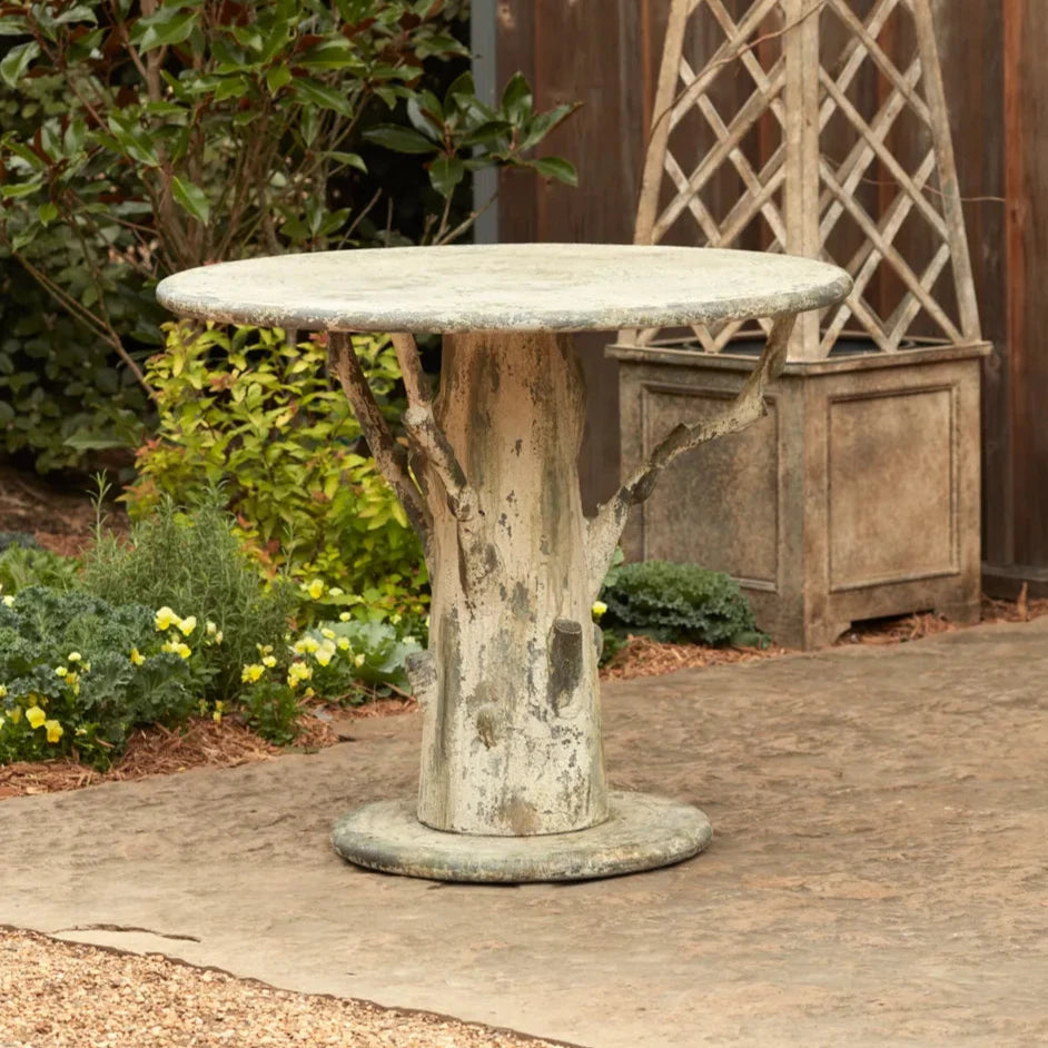 Faux Bois Tree Trunk Table