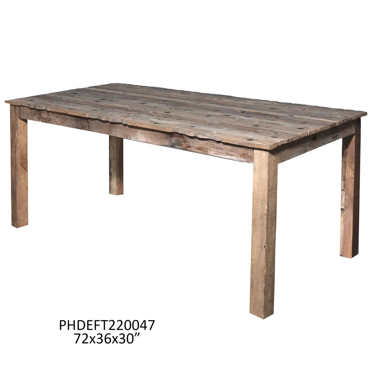 French Picket Primitive Dining Table