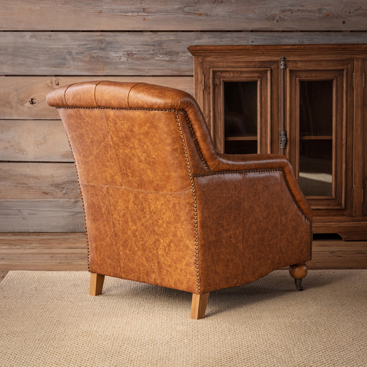 Grand Oaks Nino Leather Arm Chair