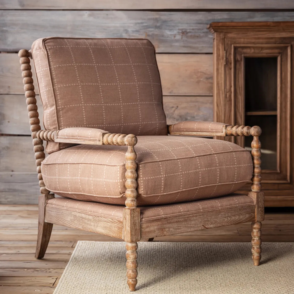 Fawn 1930 Spool Accent Chair