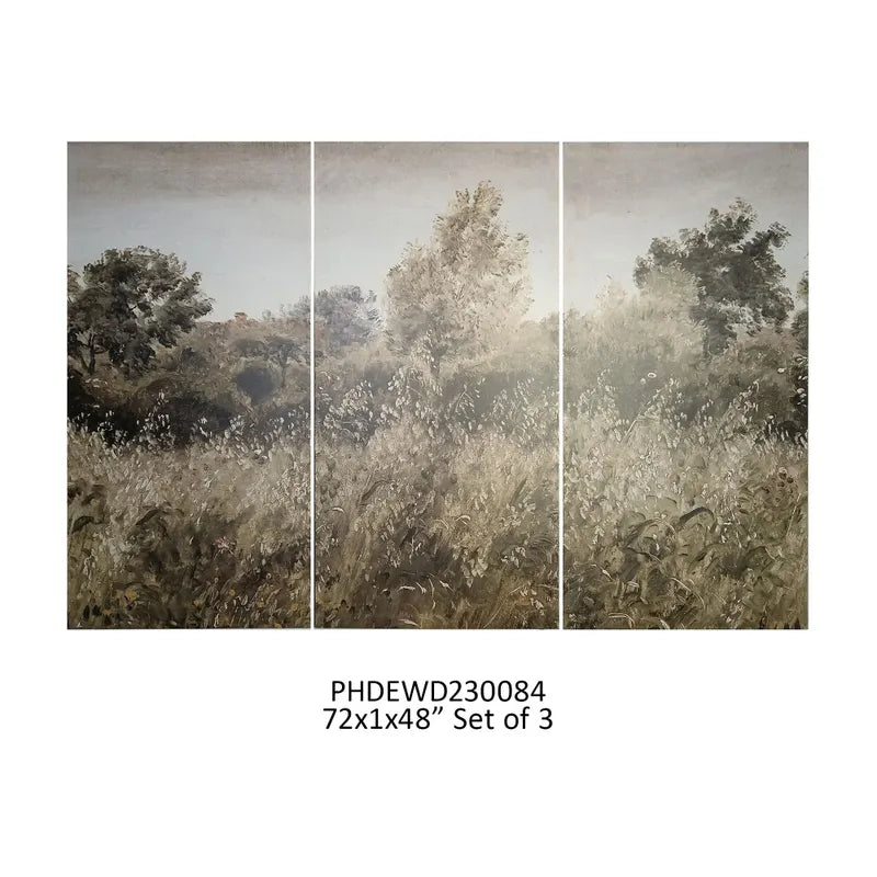 Lowland Meadow Triptych Print Set