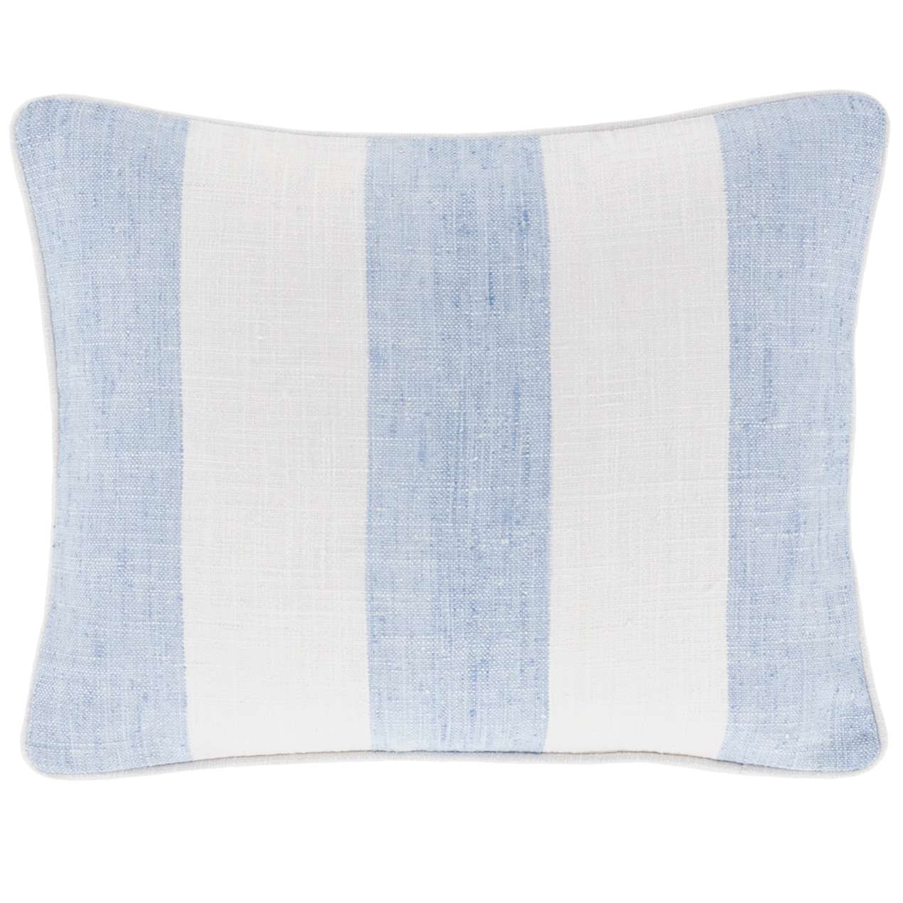 Pine Cone Hill Awning Stripe Soft Blue Indoor/Outdoor Pillow