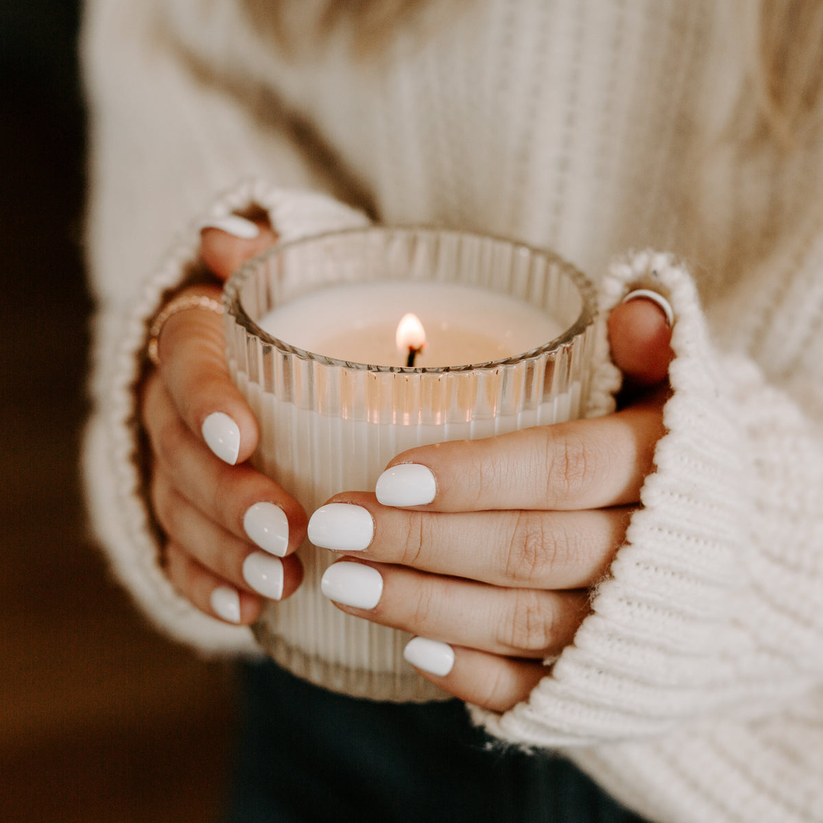 Cozy Season Fluted Soy Candle