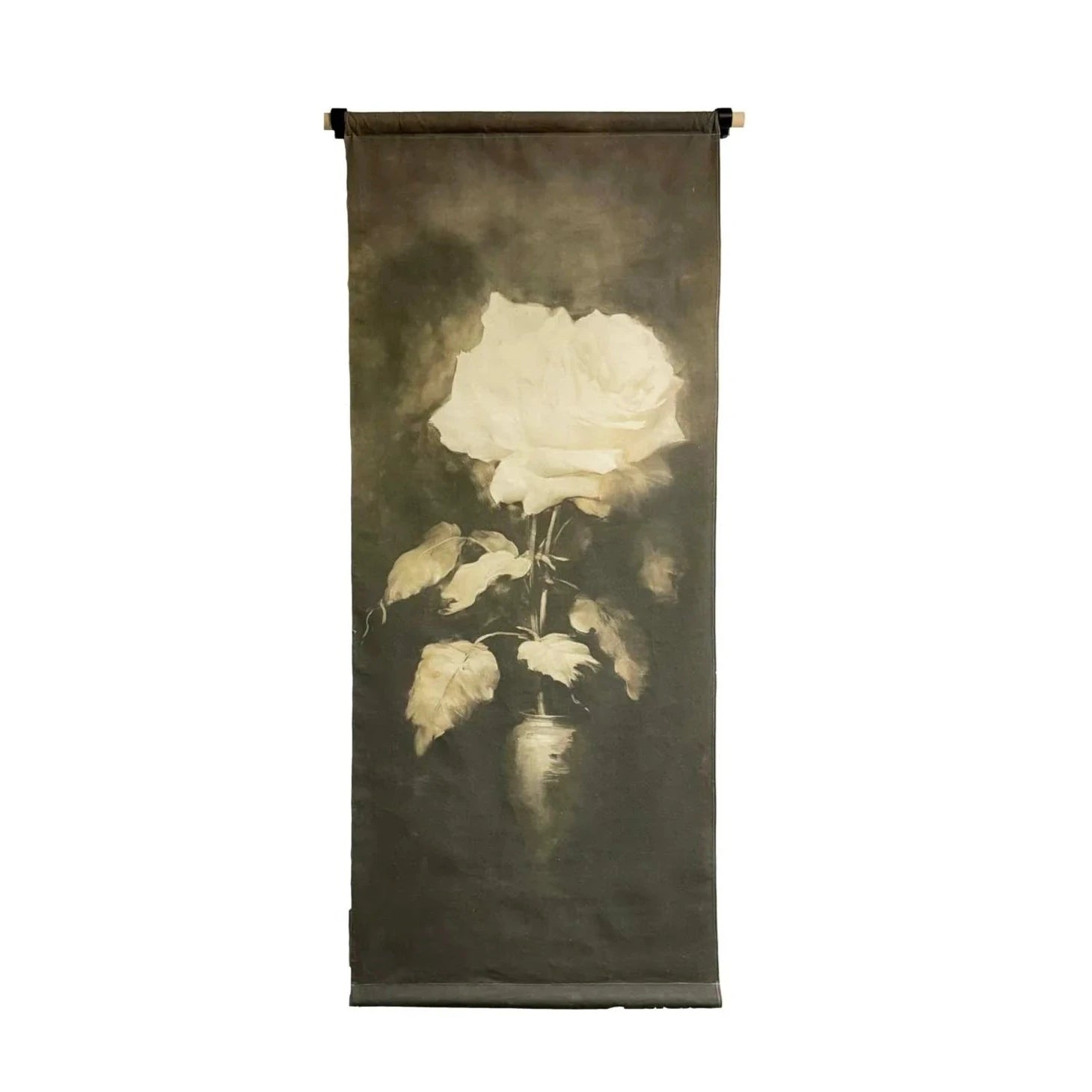 Rose Vertical Canvas Scroll