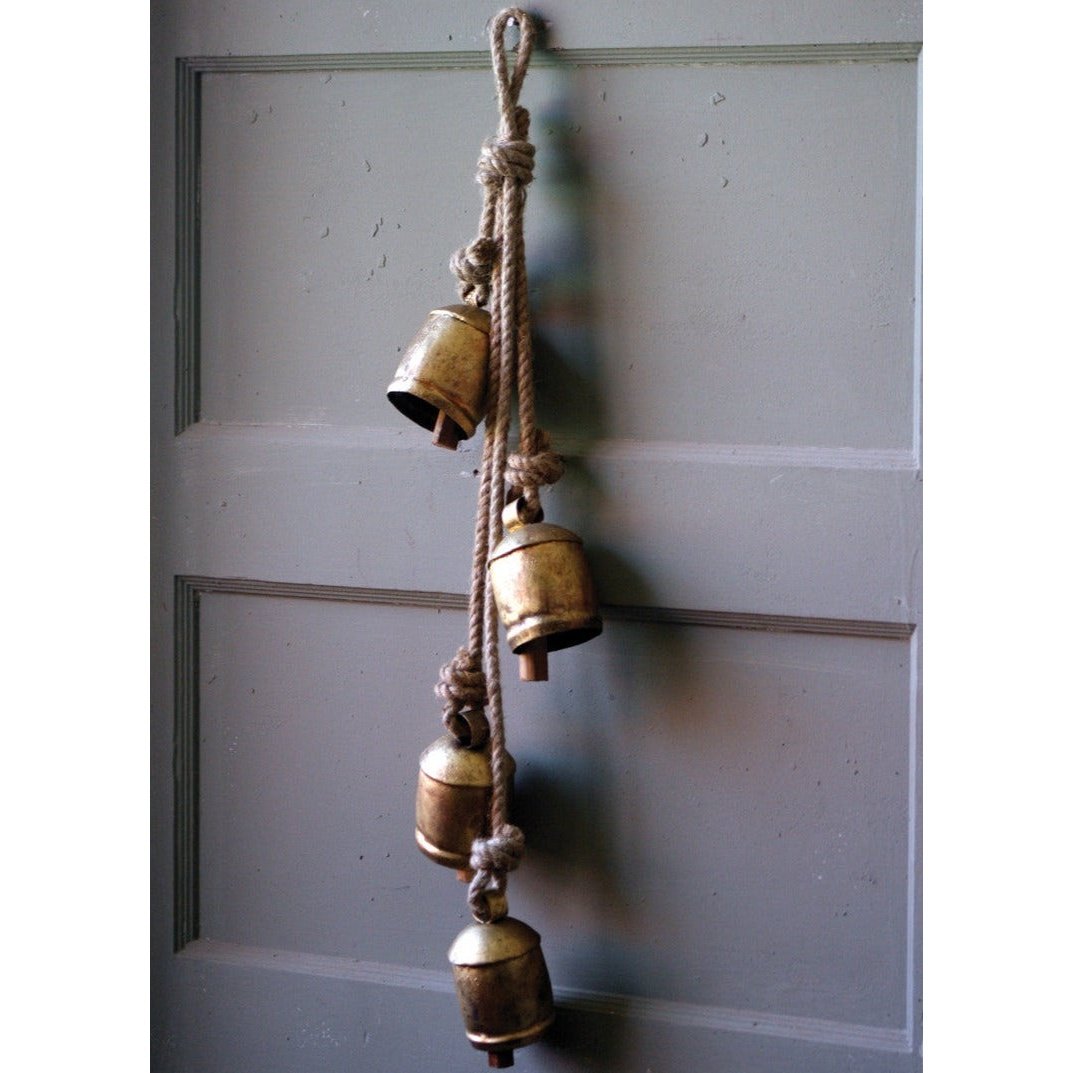 Rustic Iron Hanging Bells