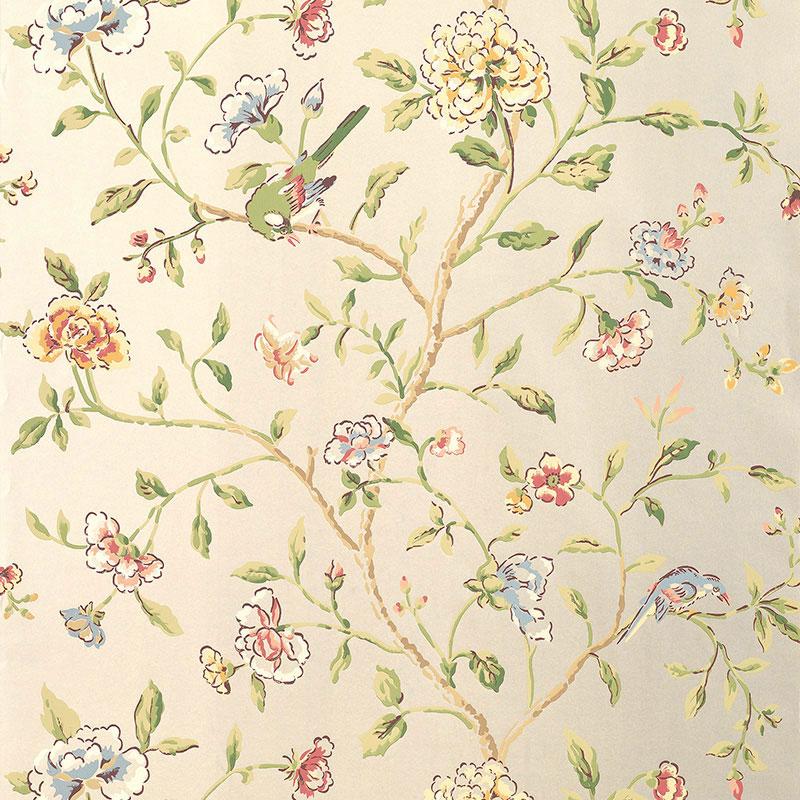 Schumacher Annabelle Vine Wallpaper