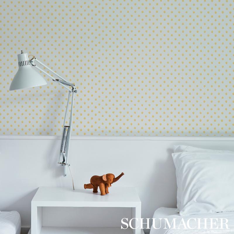 Schumacher Astral Print Wallpaper