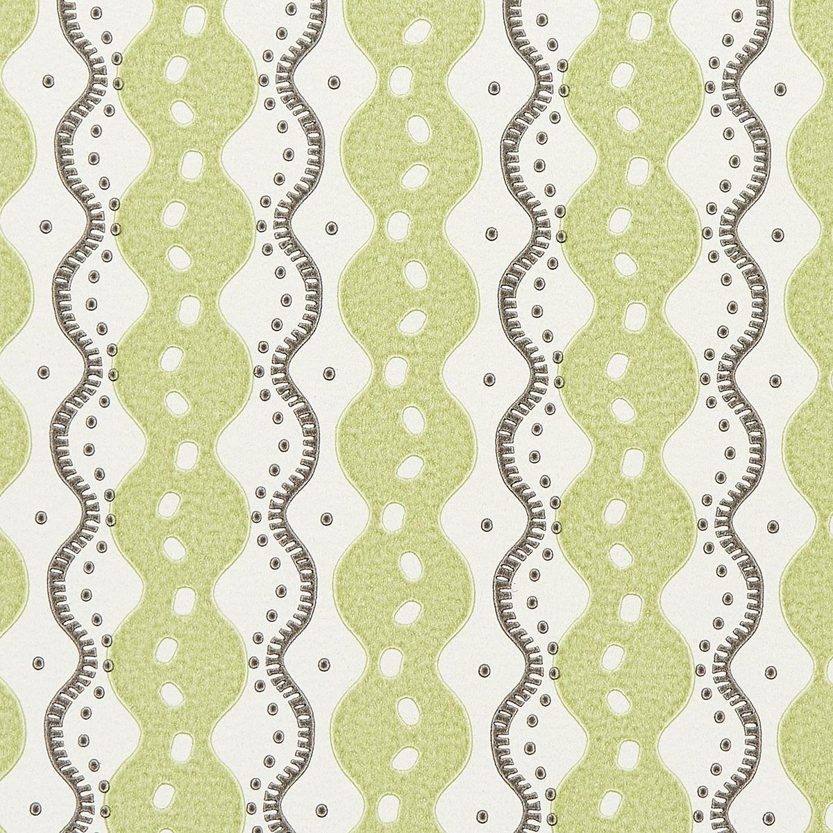 Schumacher Centipede Stripe Print Wallpaper