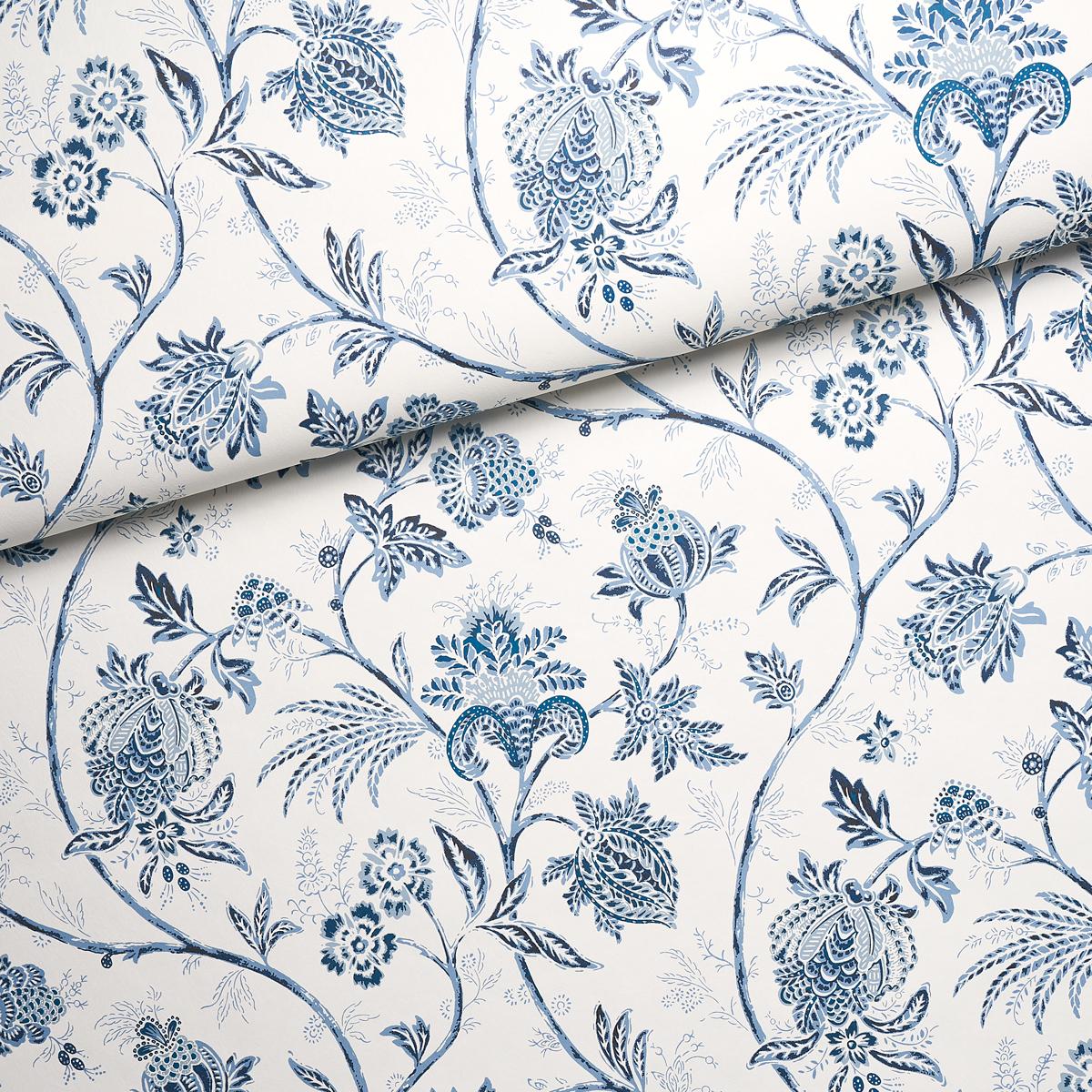 Schumacher Chinoiserie Vine Print Wallpaper