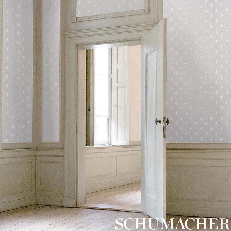 Schumacher Fleur De Lis Wallpaper