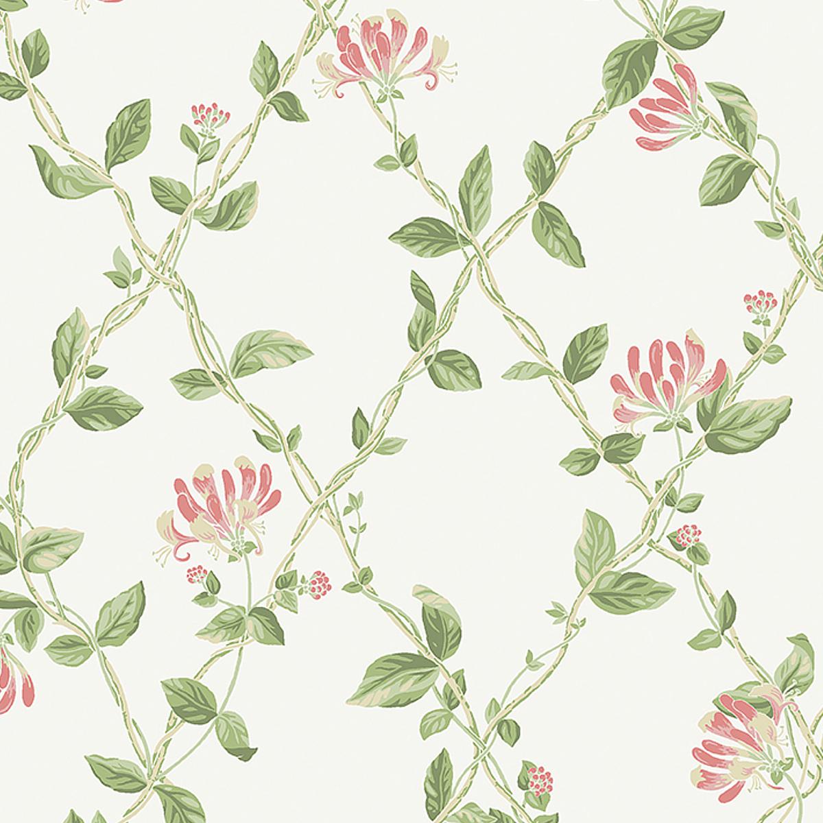 Schumacher Honeysuckle Wallpaper