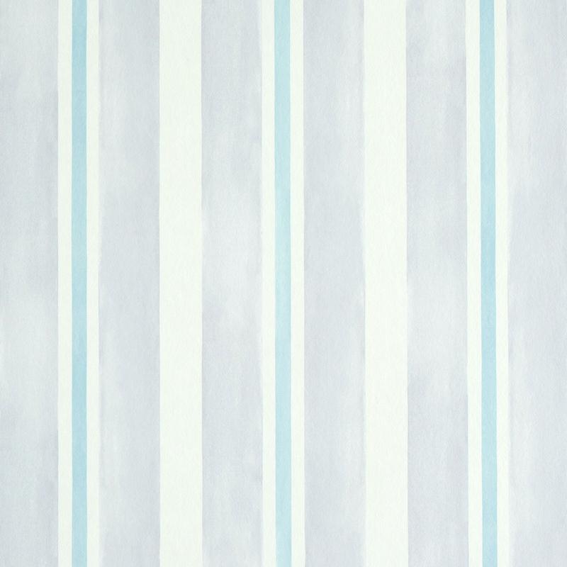 Schumacher Watercolor Stripe Wallpaper