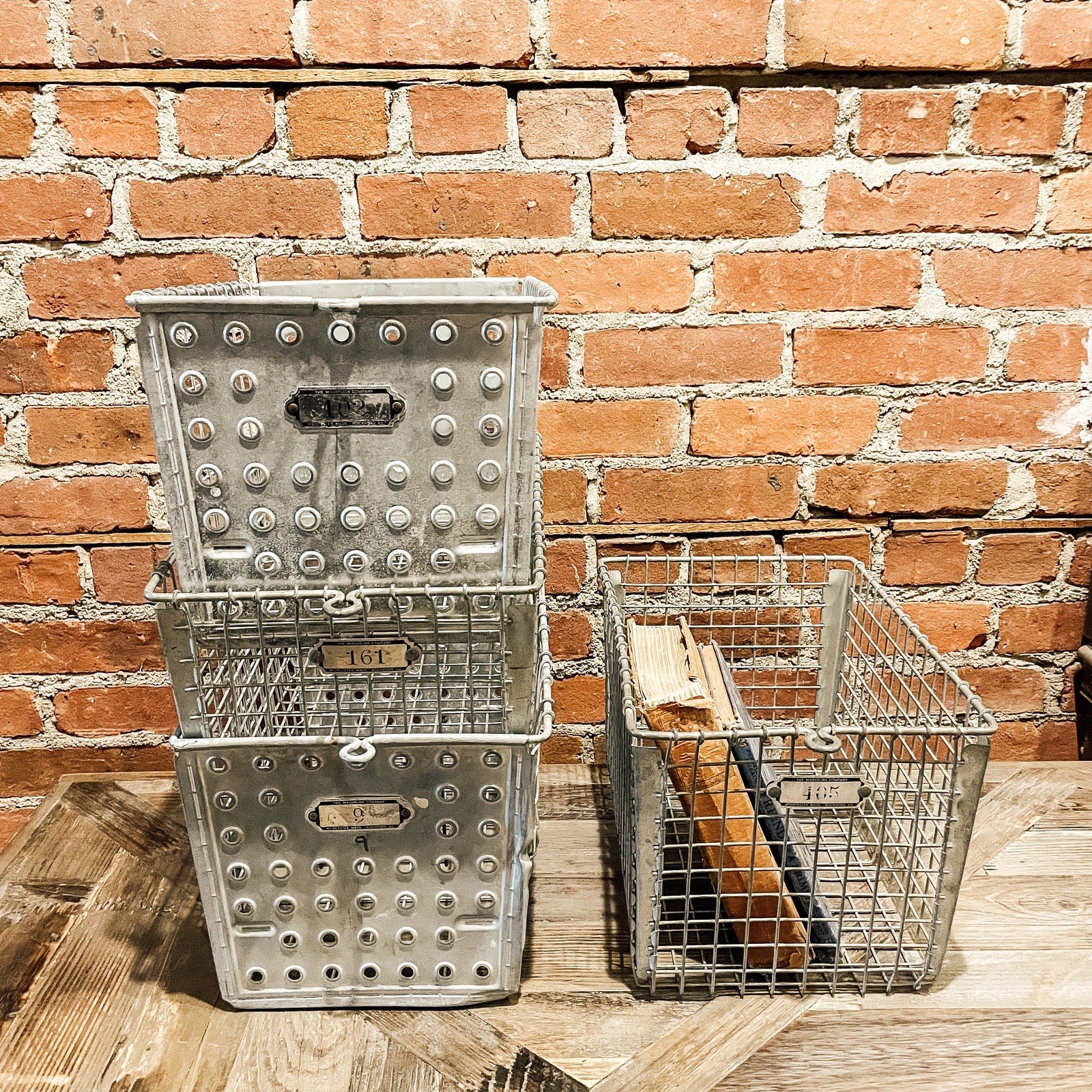 Vintage Locker Basket