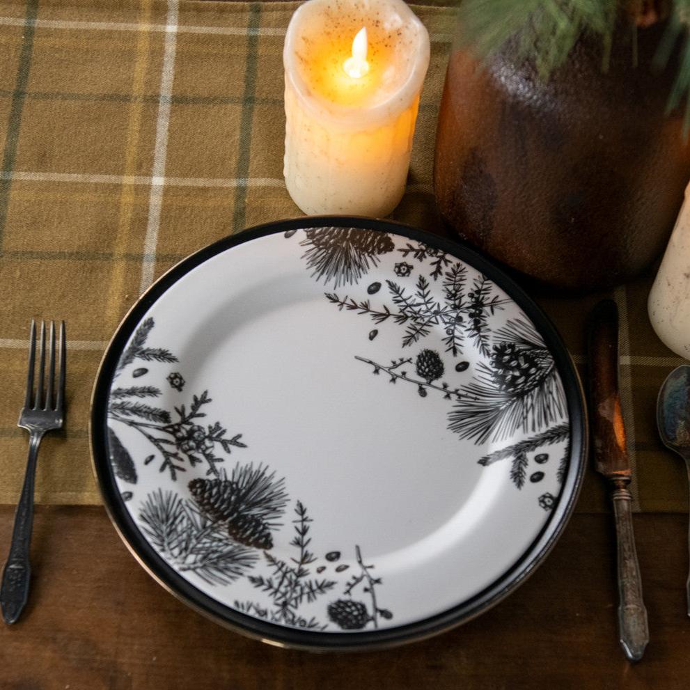 Pinecone & Foliage Plate