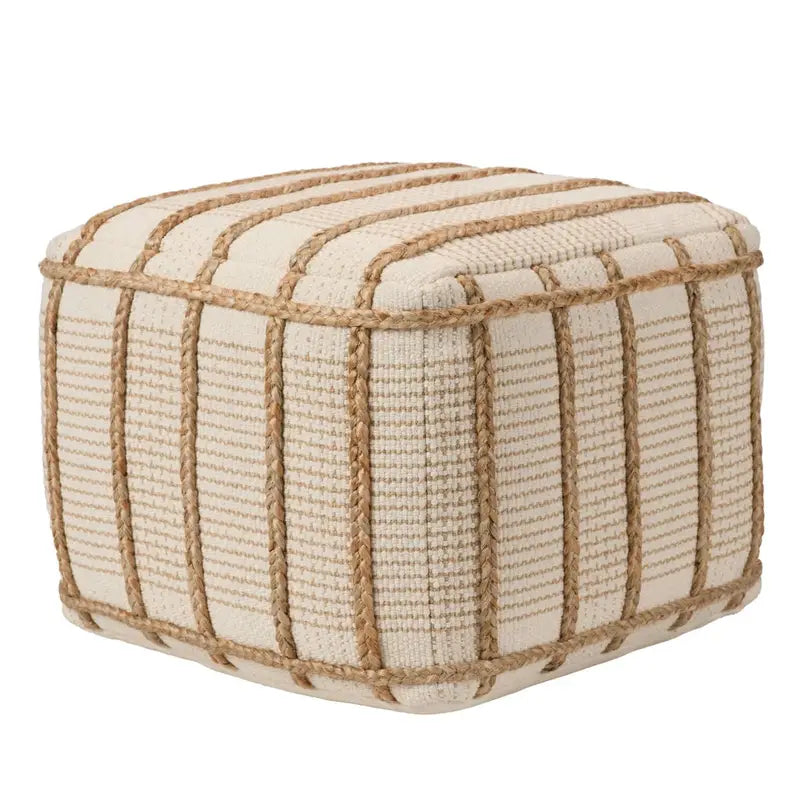 Jaipur Living Wayland Remsen Pouf Ottoman