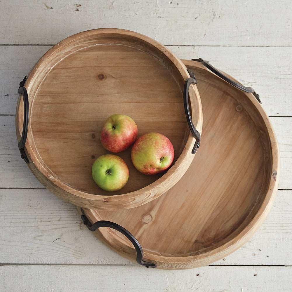 Abrams Wood Tray Set - A Cottage in the City