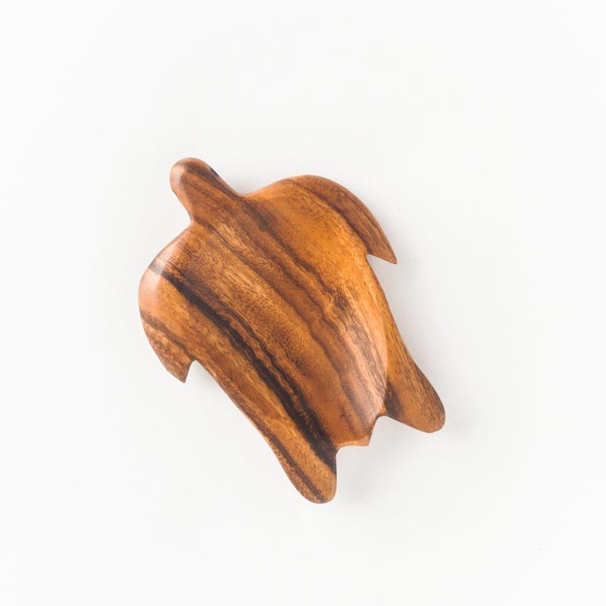 Acacia Wood Turtle Dish