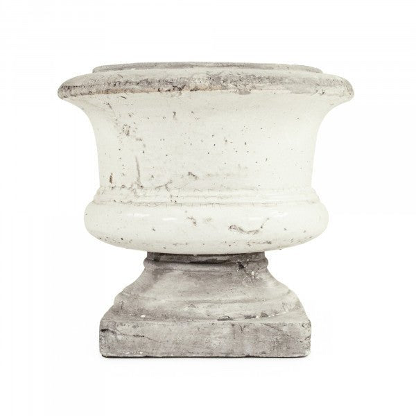 Aged Ceramic Urn Vase - A Cottage in the City