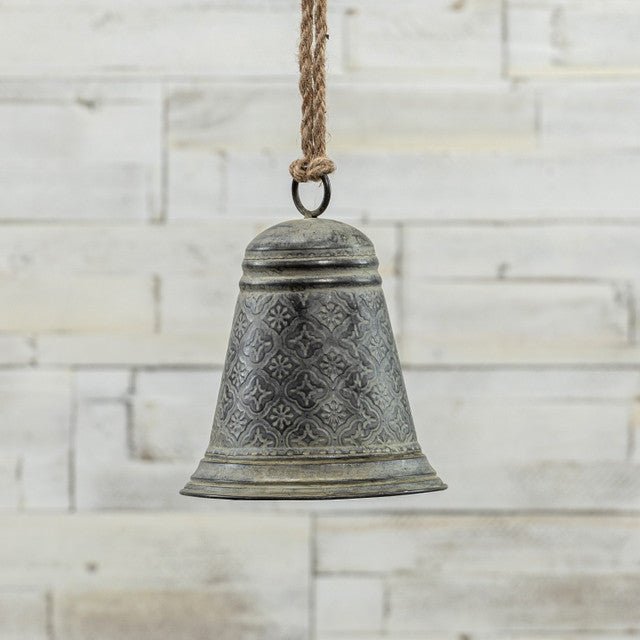 Aged Metal Filigree Bell - A Cottage in the City