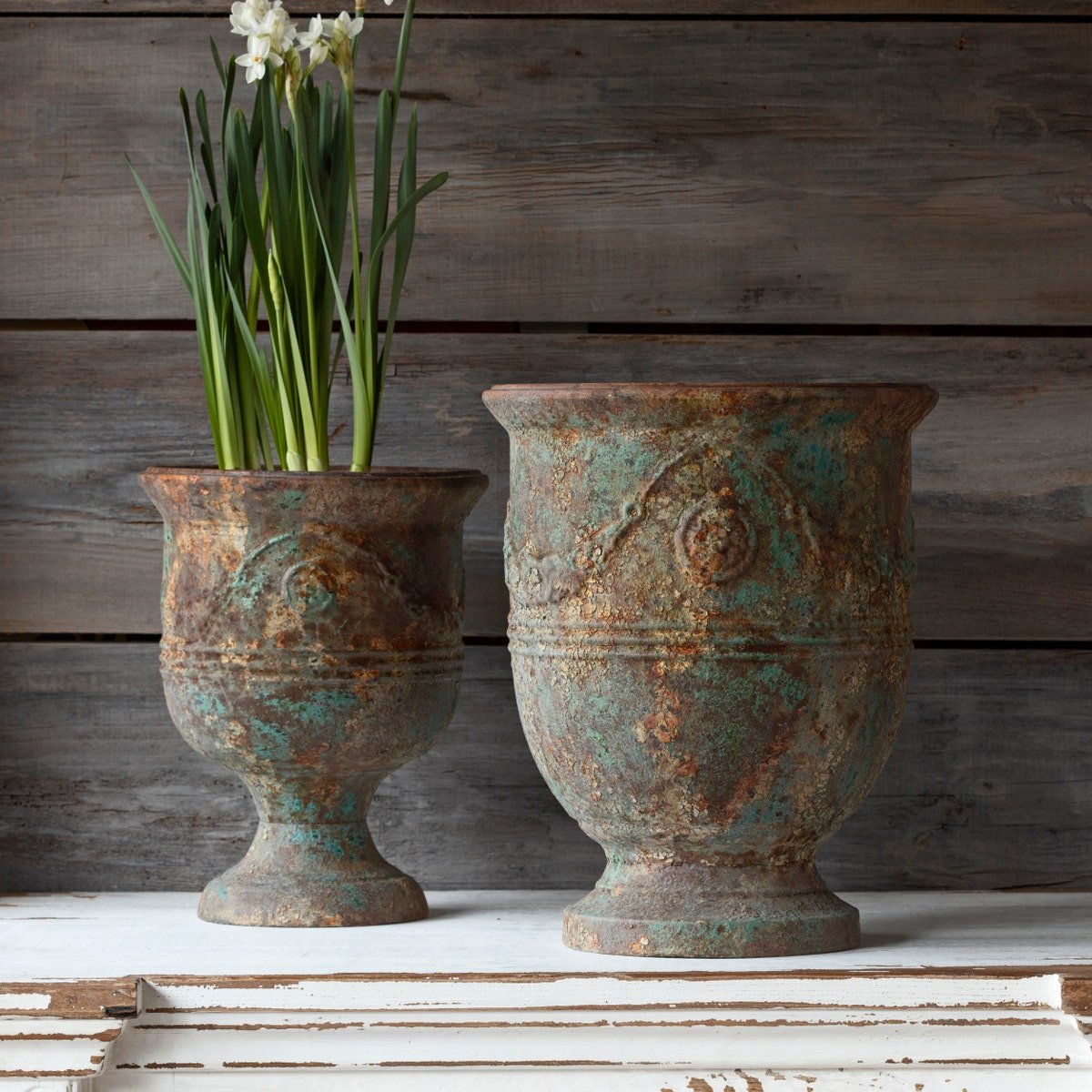 Aged Metal French Style Pot Set - A Cottage in the City