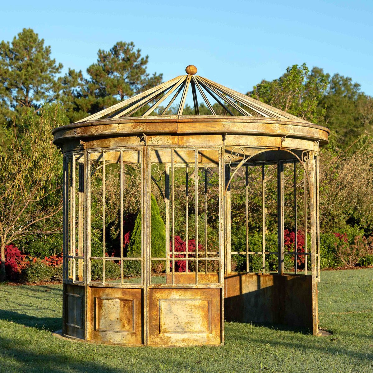 Aged Metal Gazebo - A Cottage in the City