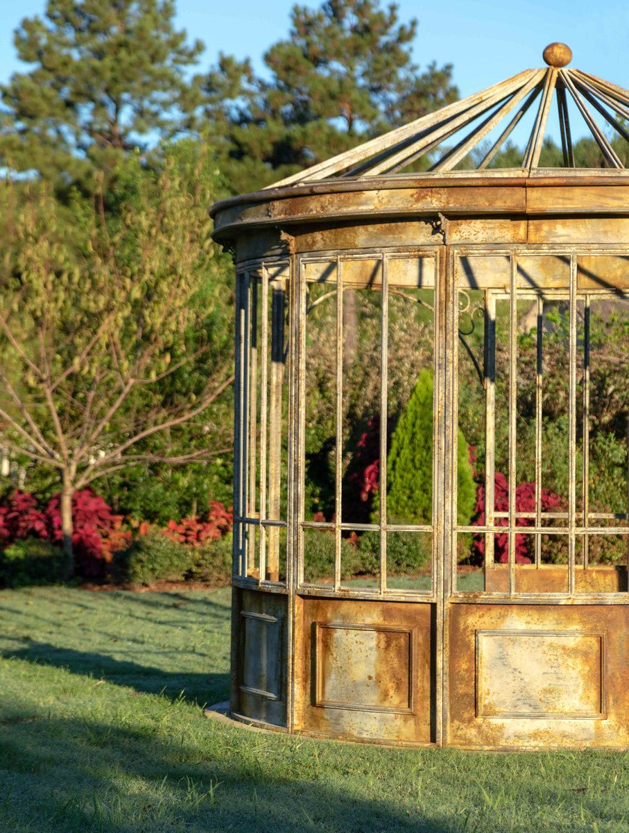 Aged Metal Gazebo - A Cottage in the City