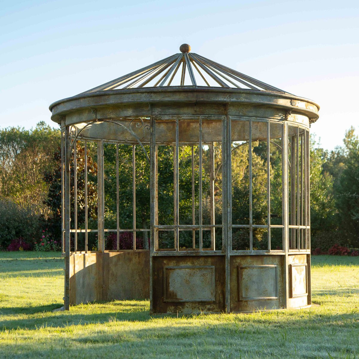 Aged Metal Gazebo - A Cottage in the City