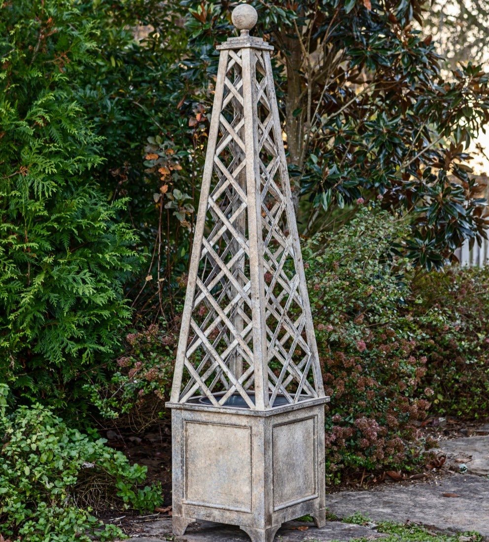 Aged Metal Trellis - A Cottage in the City