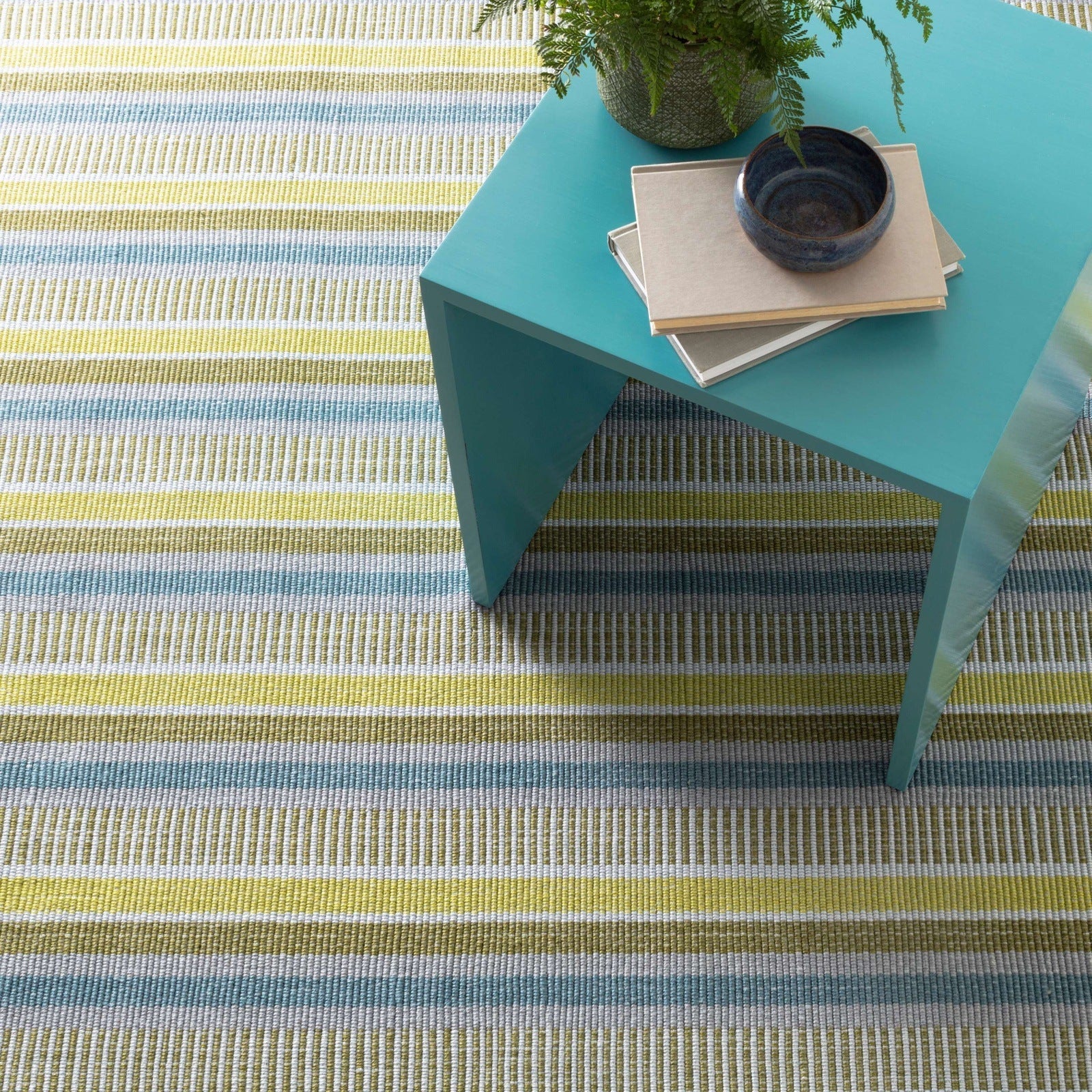 Always Greener Blue/Green Indoor/Outdoor Rug - A Cottage in the City