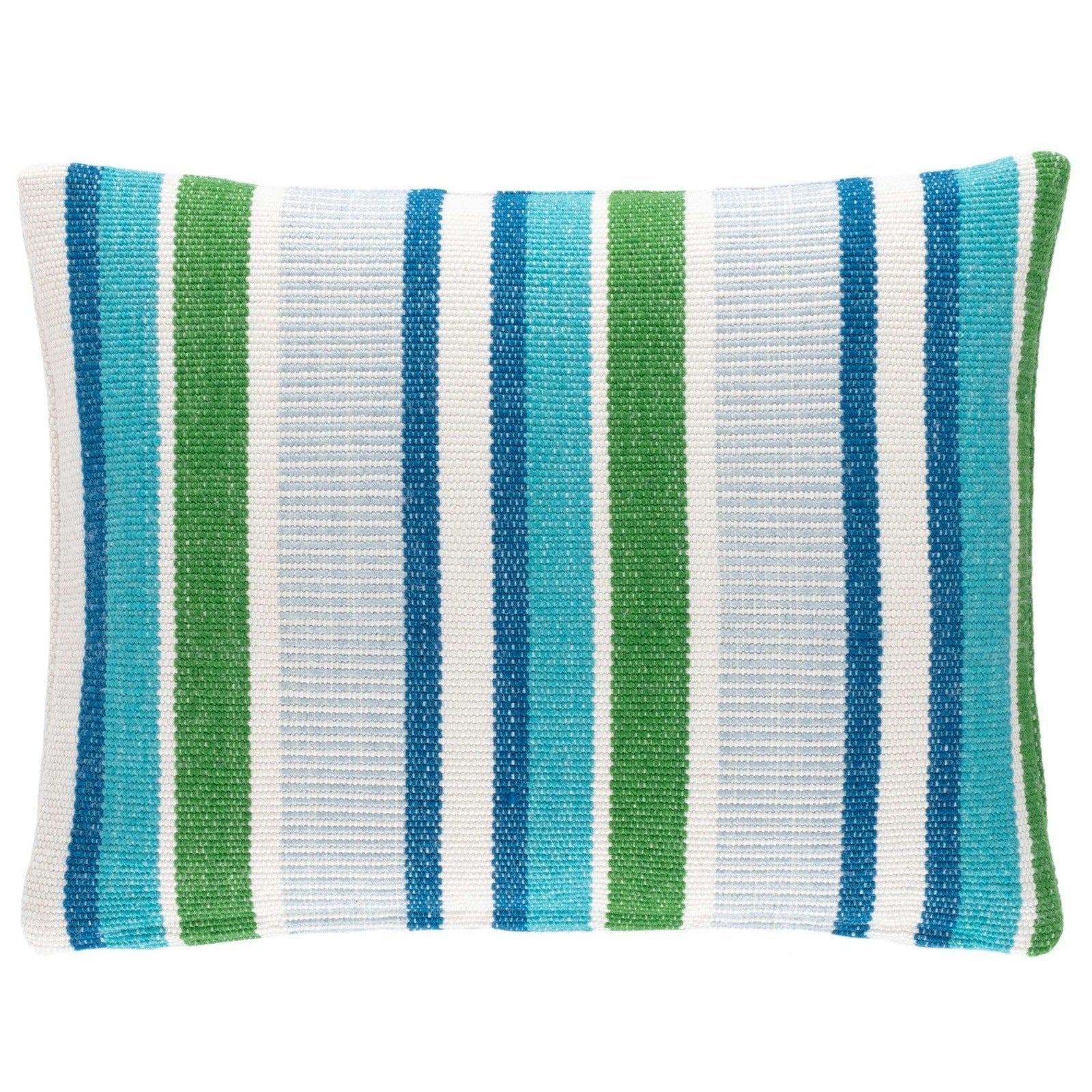 Always Greener Cobalt/Green Indoor/Outdoor Decorative Pillow - A Cottage in the City