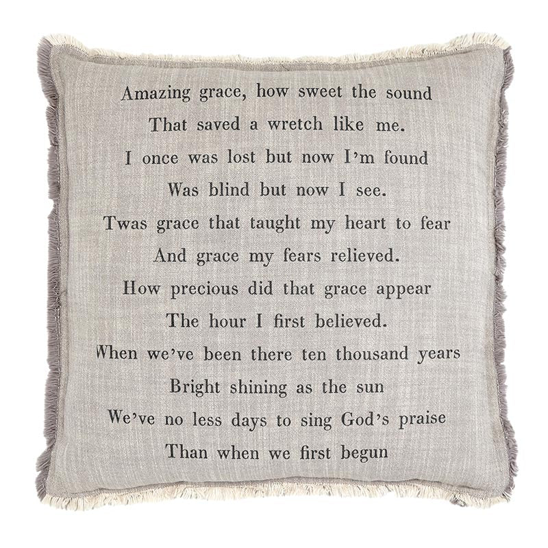 Amazing Grace Euro Pillow - A Cottage in the City