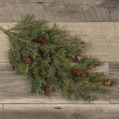 Angel Pine Spray With Pinecones - A Cottage in the City