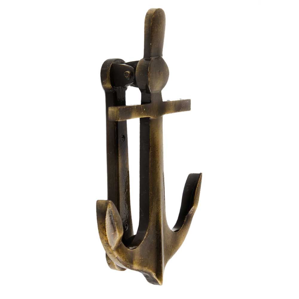 Antiqued Brass Anchor Door Knocker - A Cottage in the City