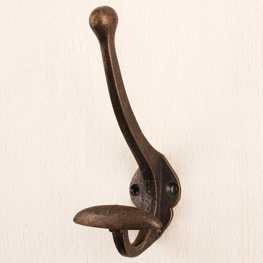 Antiqued Bronze Iron Wall Hook - A Cottage in the City