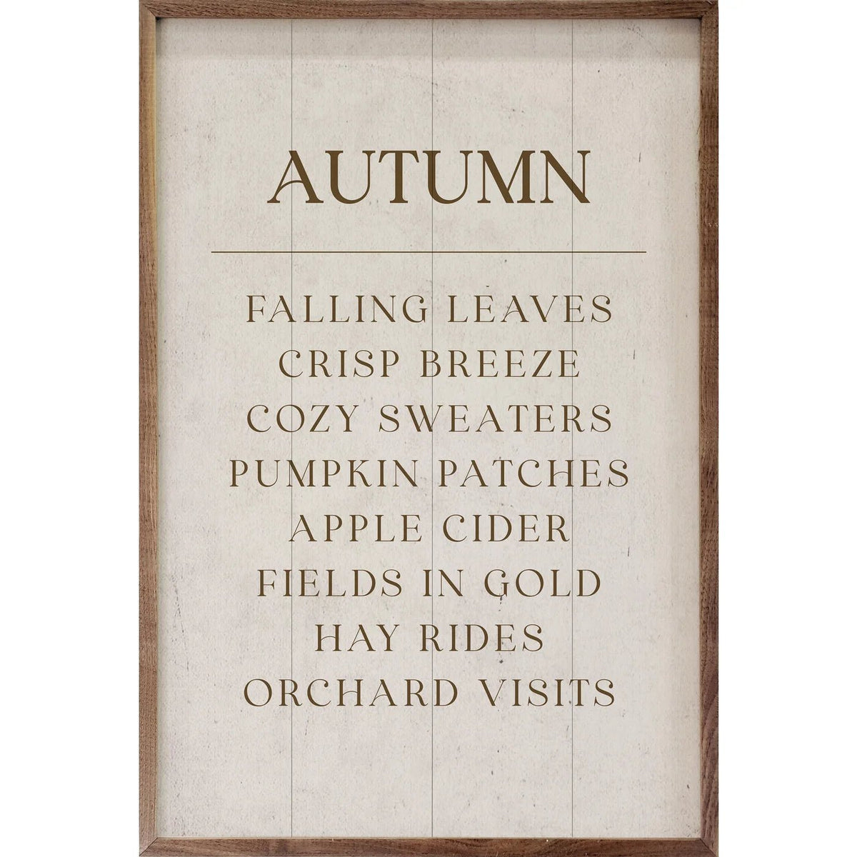 Autumn Comforts Wood Framed Print - A Cottage in the City