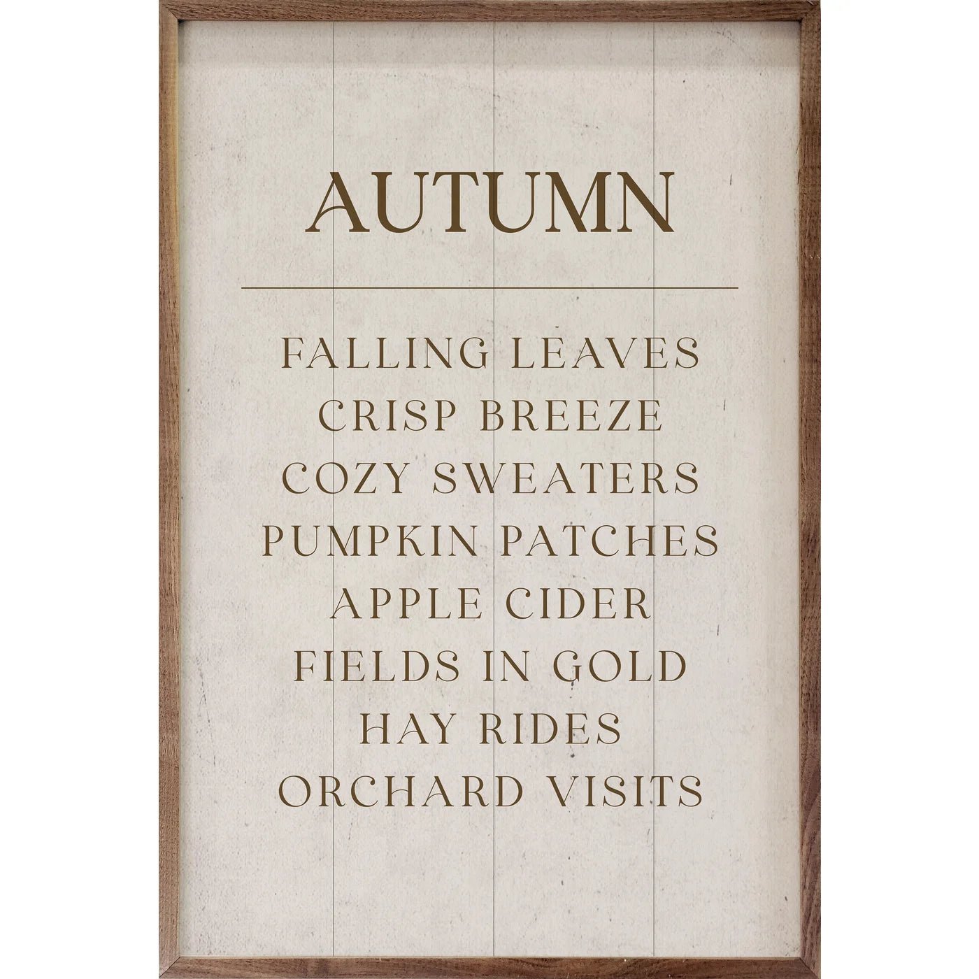 Autumn Comforts Wood Framed Print - A Cottage in the City