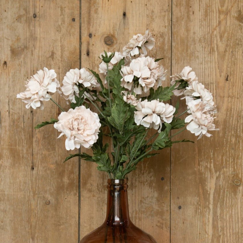 Autumn Cream Scabiosa Spray - A Cottage in the City