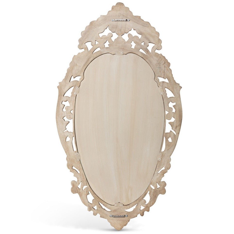 Auvergne Hand Carved Wood Mirror - A Cottage in the City