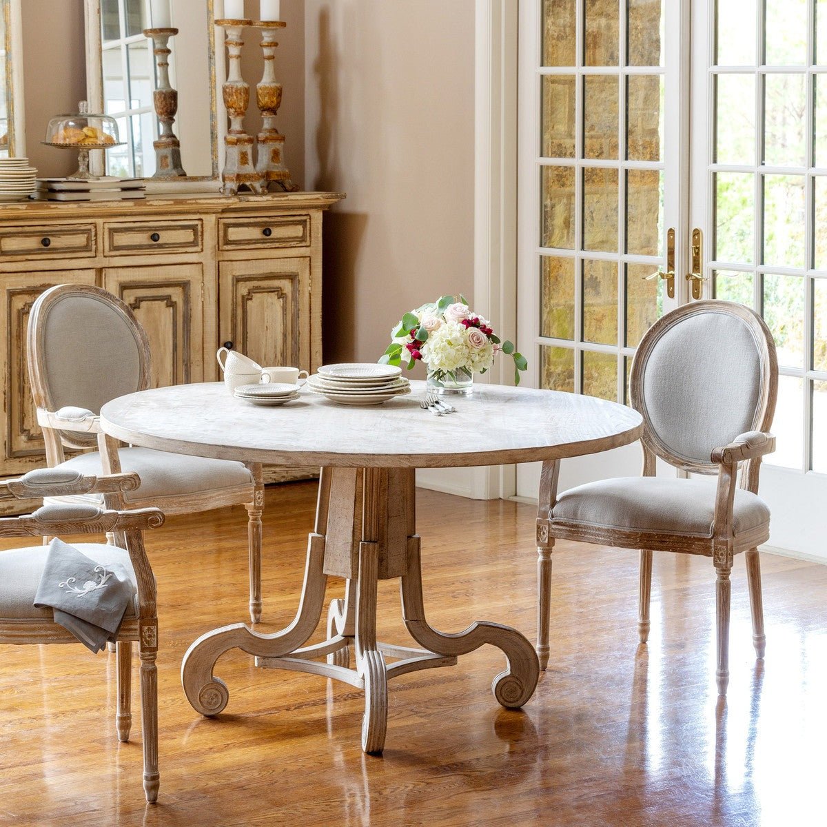 Avignon Round Foyer Table - A Cottage in the City