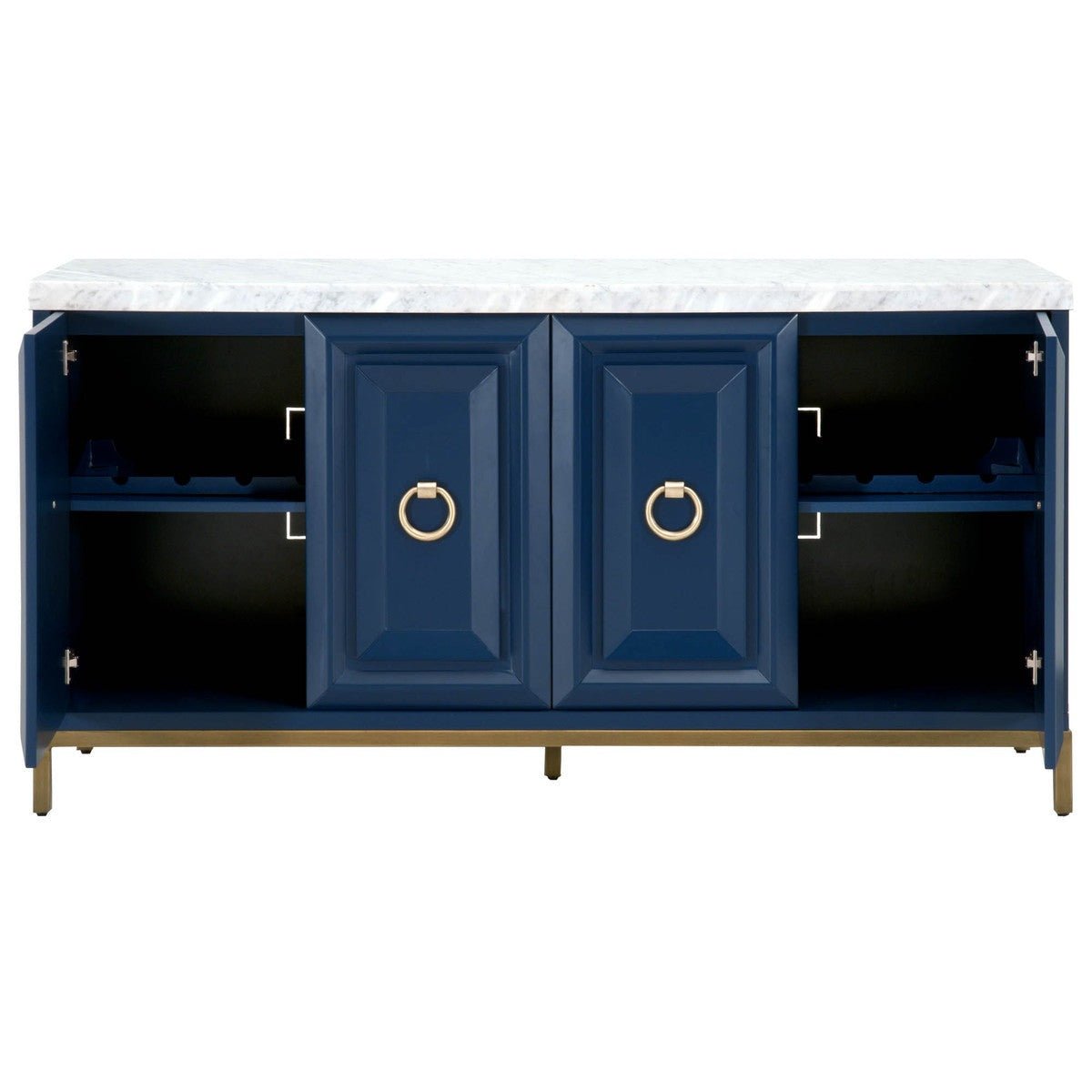 Azure Carrera Navy Blue Media Sideboard - A Cottage in the City