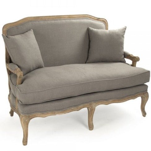 Bastille Grey Settee - A Cottage in the City