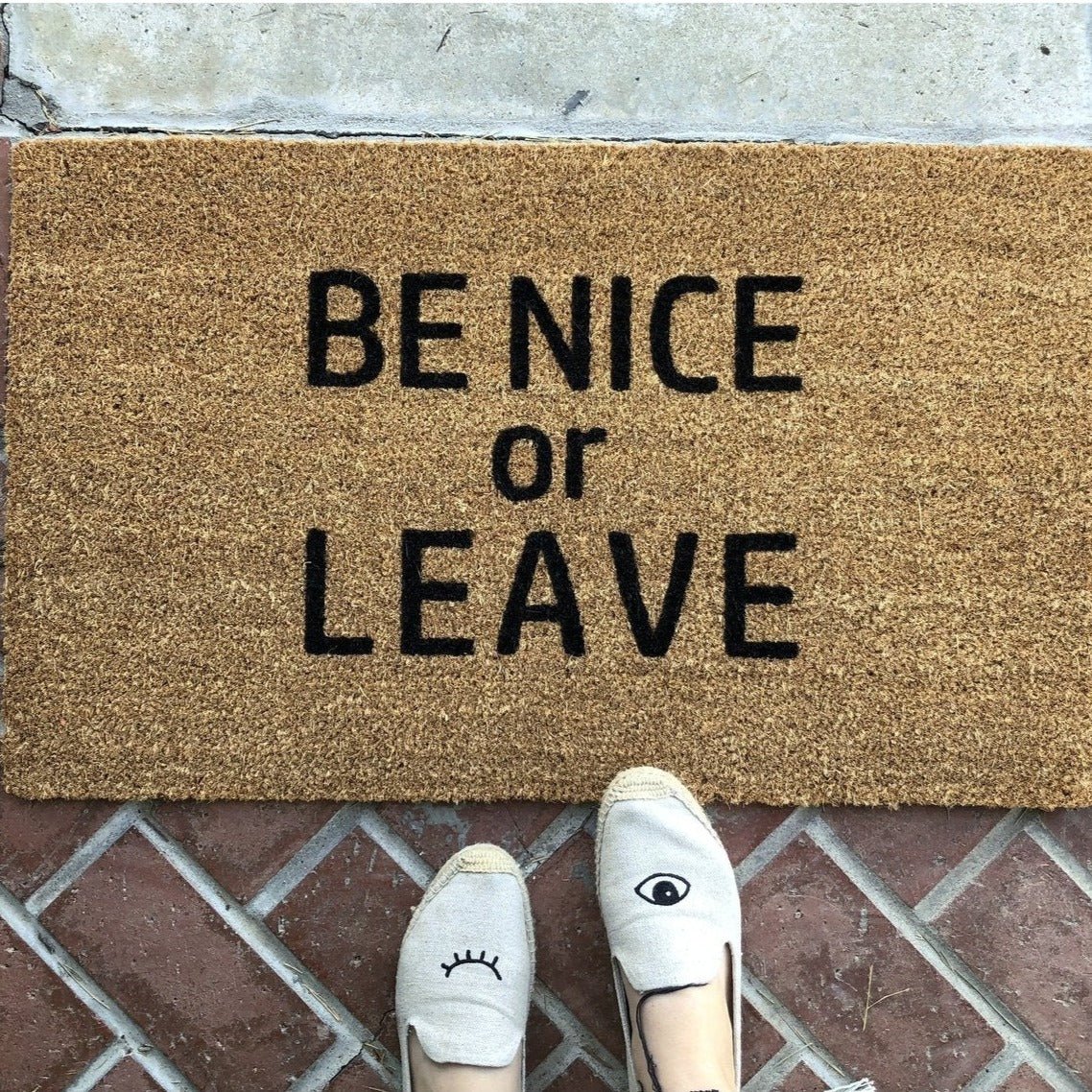 Be Nice Or Leave Doormat - A Cottage in the City