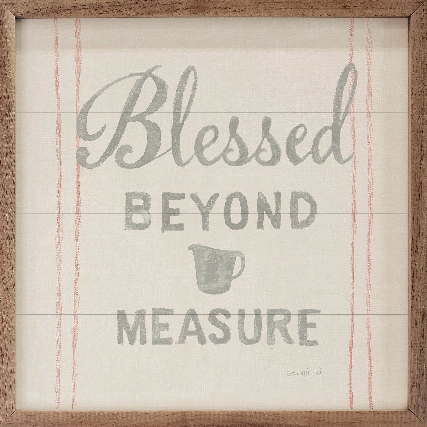 Blessed Beyond Measure Wood Framed Print - A Cottage in the City