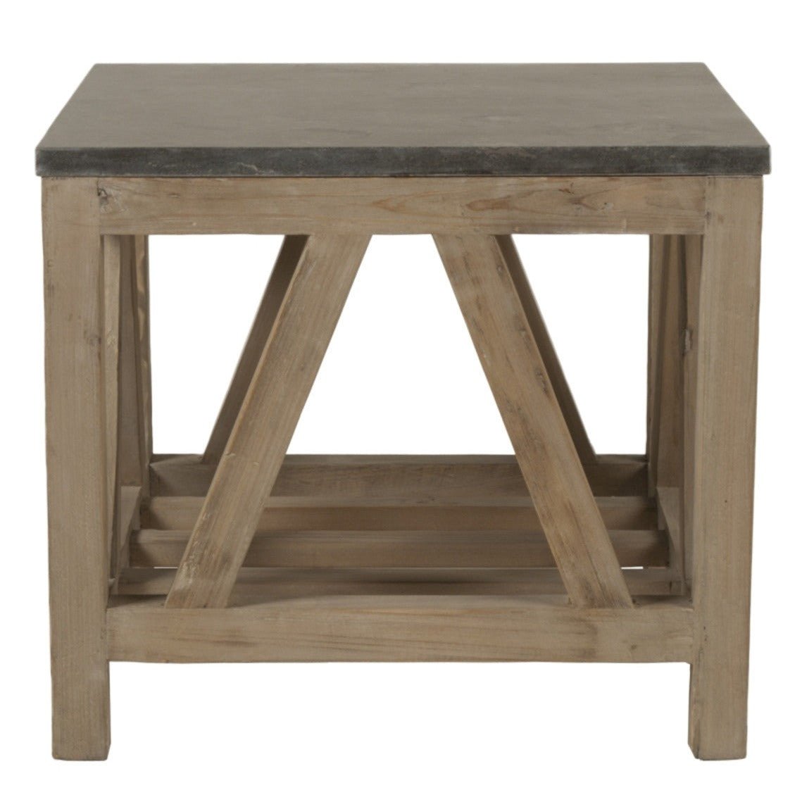 Blue Stone End Table - A Cottage in the City