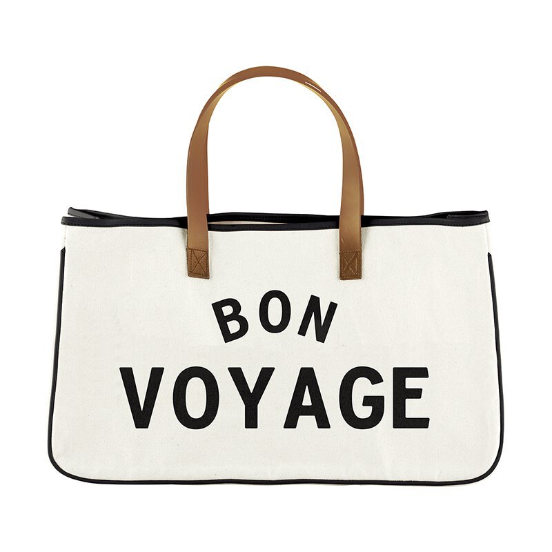 Bon Voyage Canvas Tote - A Cottage in the City