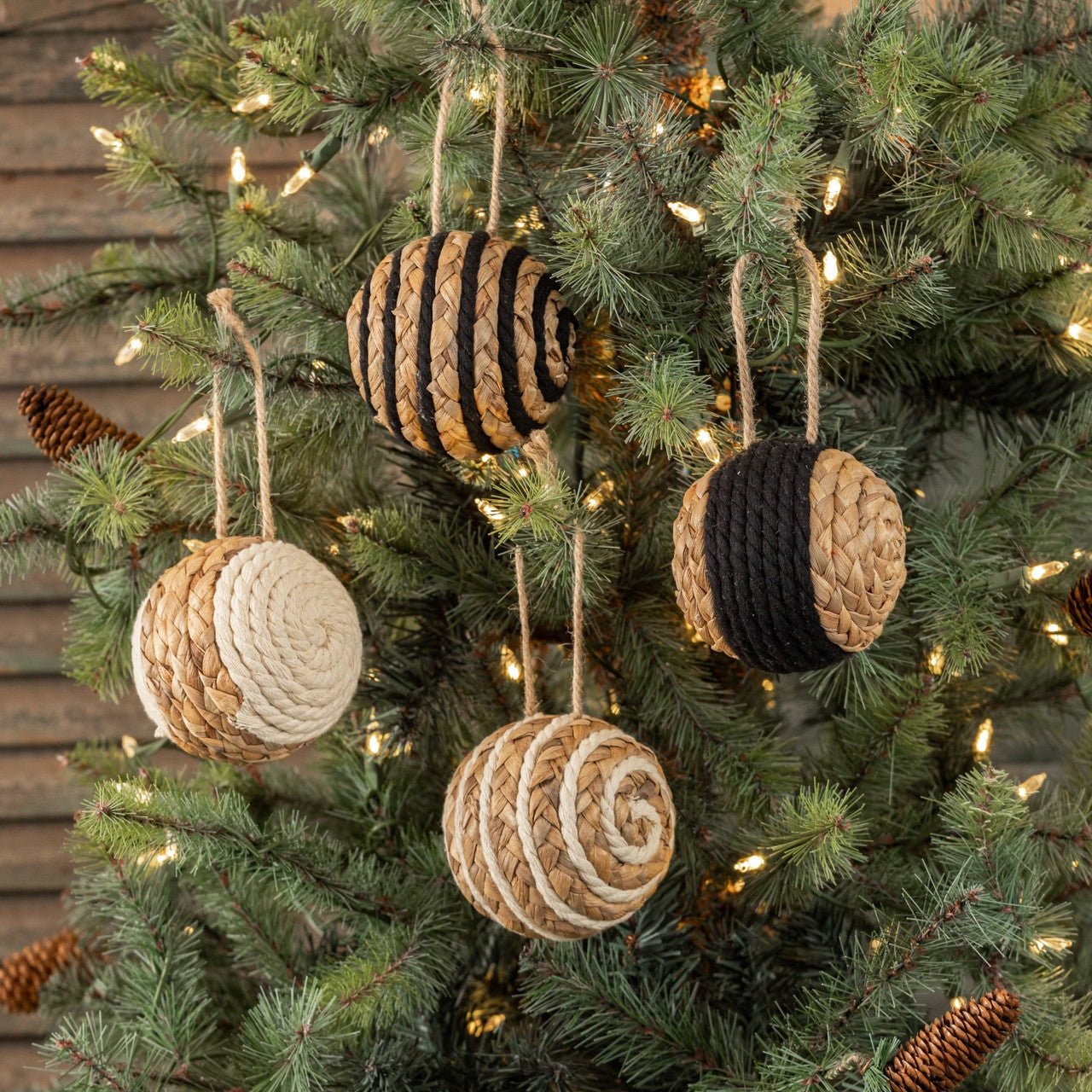 Braided Rope Ball Ornament - A Cottage in the City