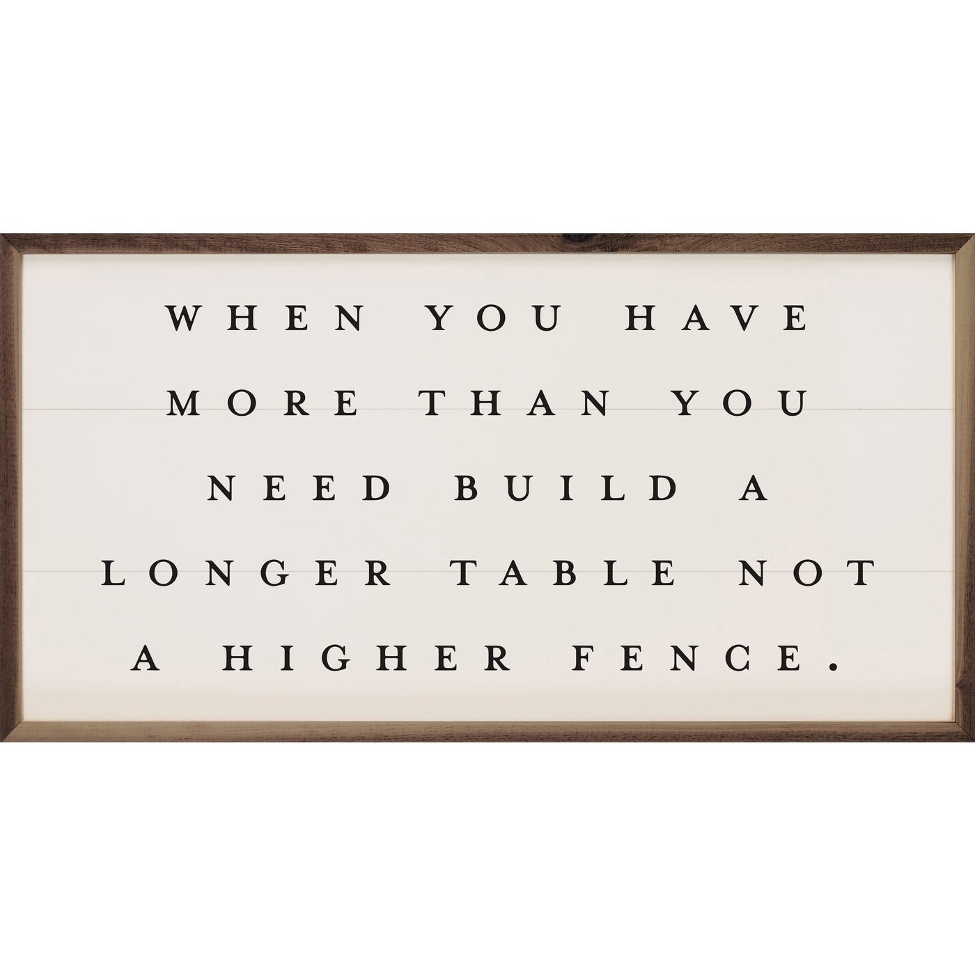 Build A Longer Table Wood Framed Print - A Cottage in the City